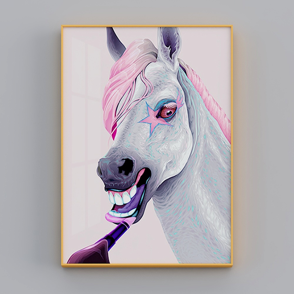 Zhuo Yi - modern minimalist style - children's room decoration painting - budding style D