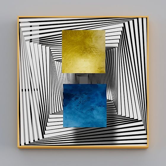 Abstract Geometric Framework 3D model