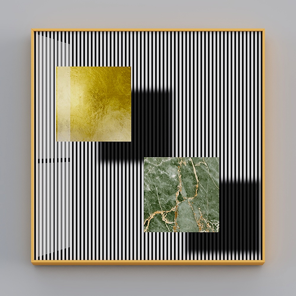 Zoe - Nordic Wind - Living Room Decoration Painting - Geometric Vision B