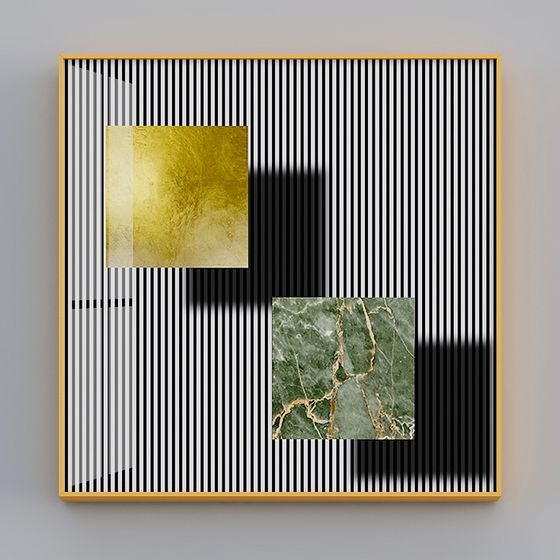 Artistic Abstract Frame 3D model for Creative Projects