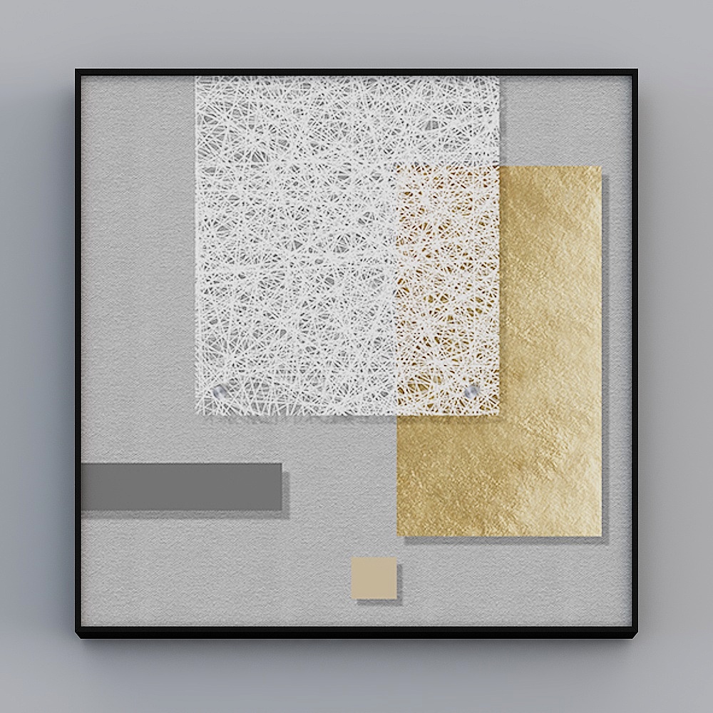 Zhuo Yi - modern light luxury wind - living room decoration painting - Ming Yu F