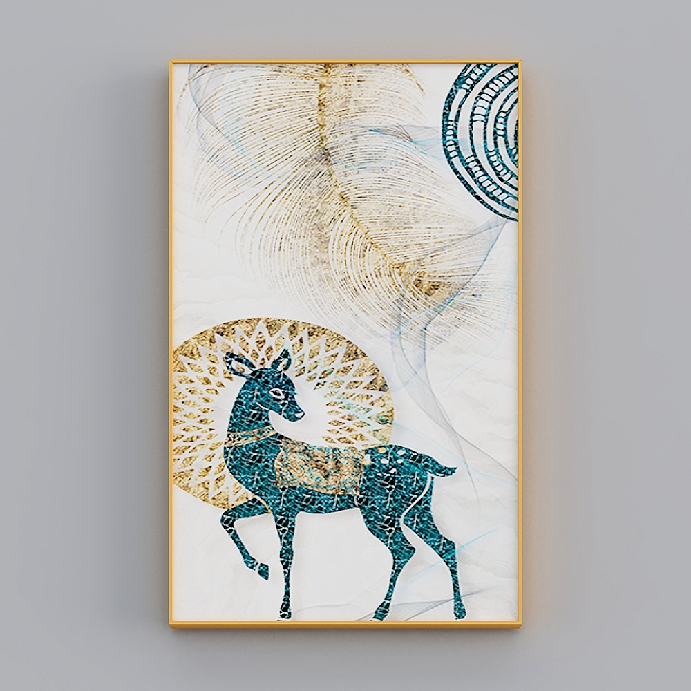 Zhuo Yi - modern minimalist wind - Xuanguan decorative painting - Splendid future C
