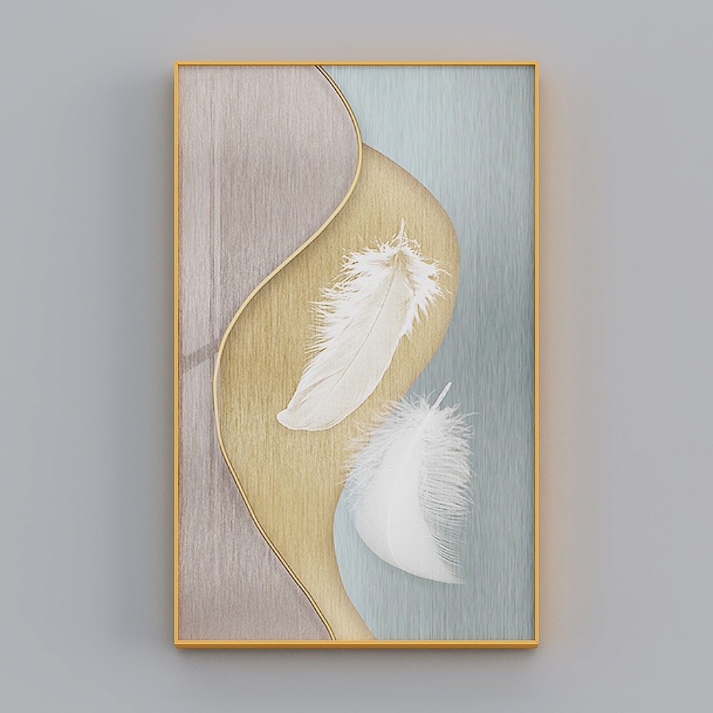 Zhuo Yi - modern light luxury wind - living room decoration painting - blend f