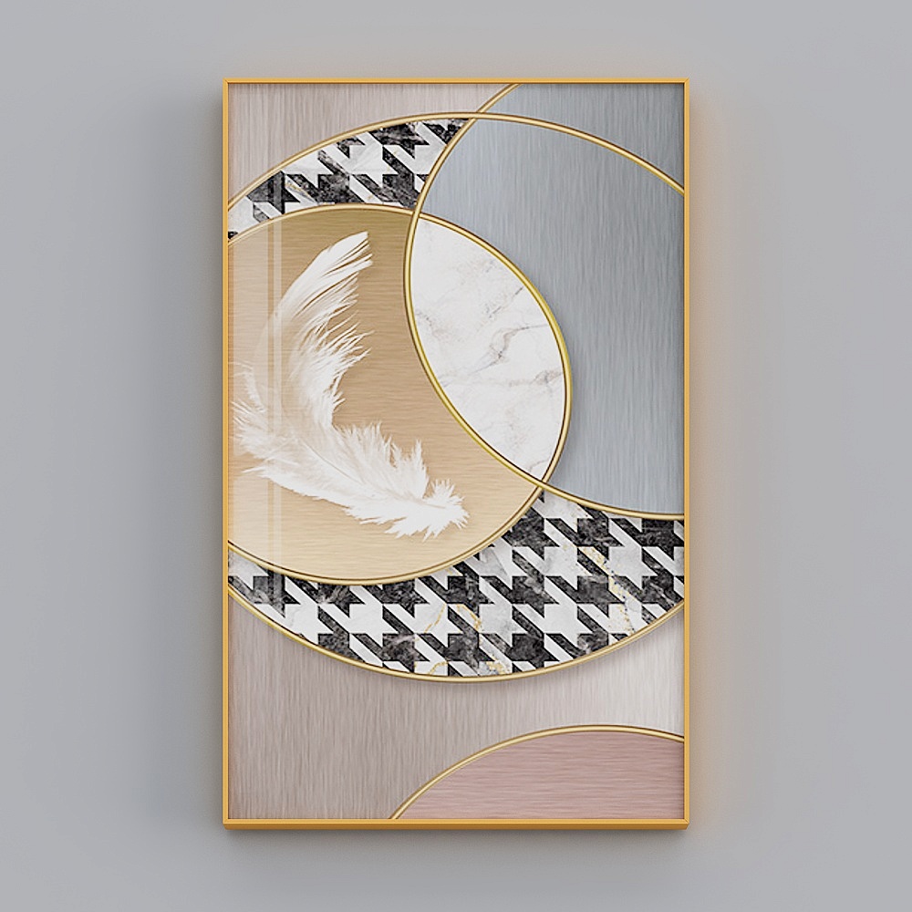 Abstract Art Frame 3D model