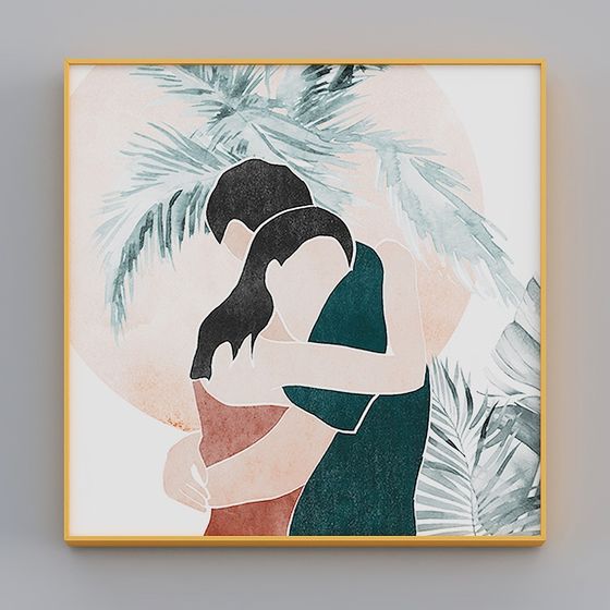 Embracing Moments 3D model