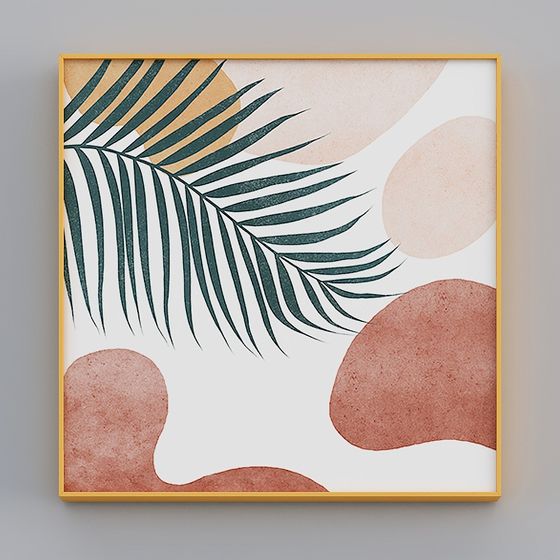 Zoe - ノルディックスタイル - ソファ背景装飾アート - ロマンティックカップル H