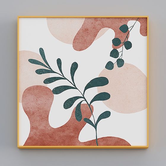 Abstract Plant Frame 3D model