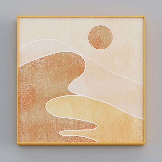 Dune at Sunset 3D model