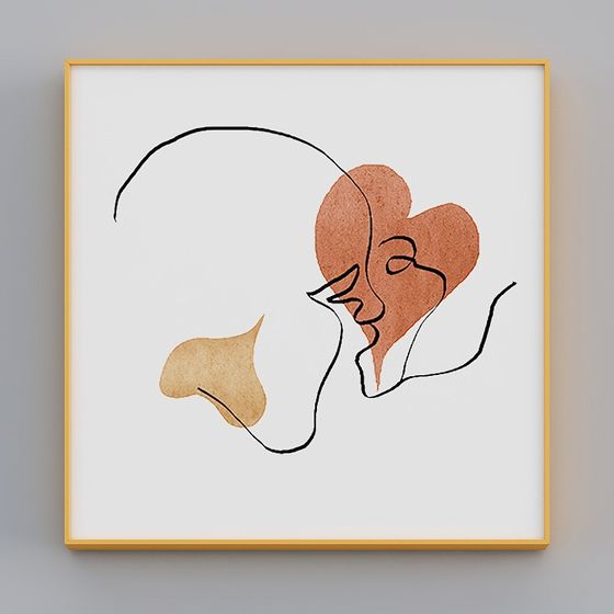 Abstract Embrace 3D model