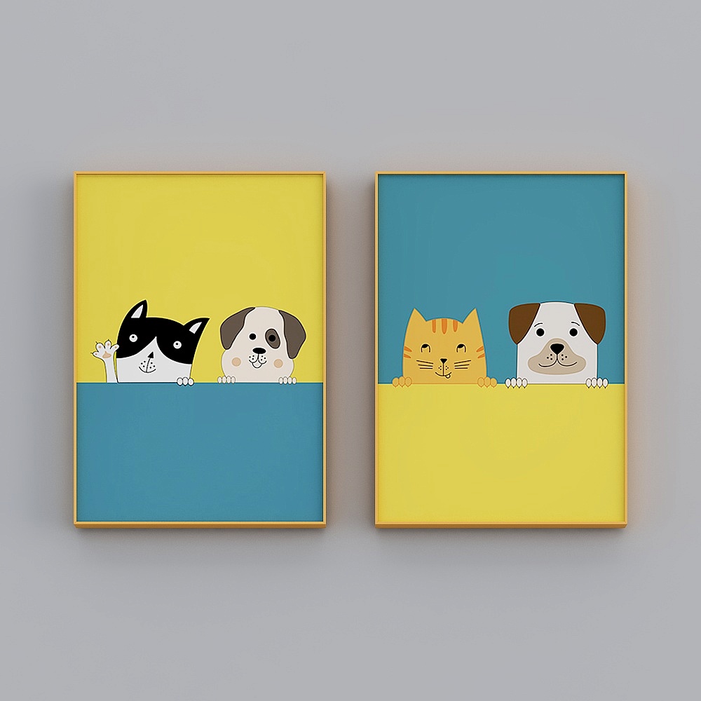 Adorable Pet Peek 3D model