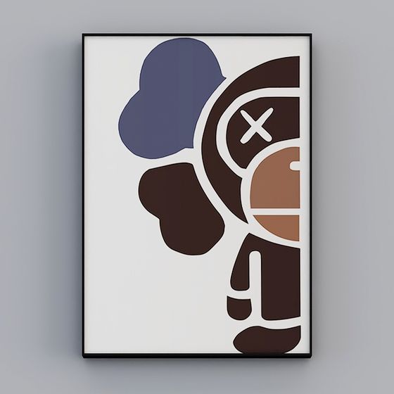 Abstract Dance of Geometry 3D Model