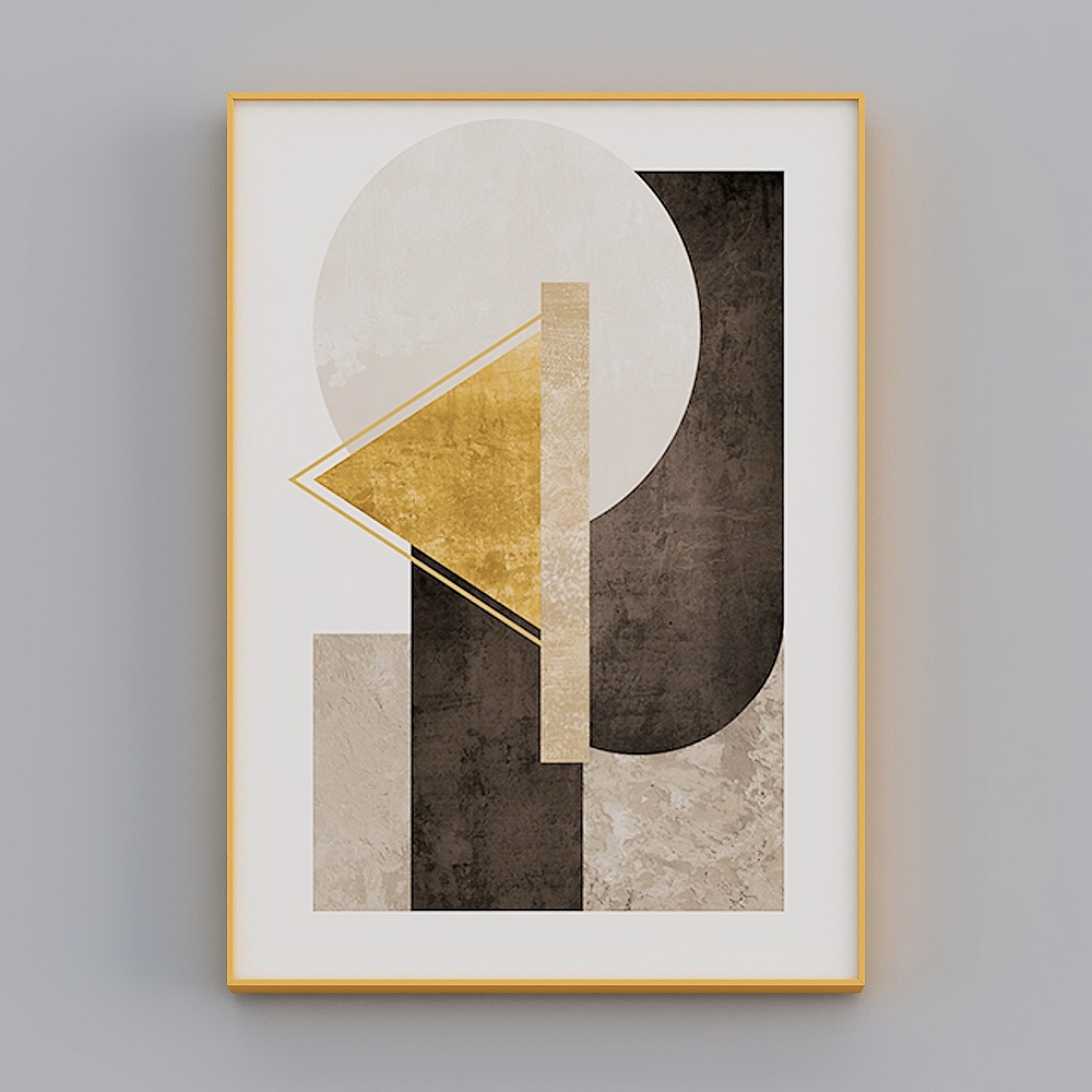 Abstract Geometric Art 3D model