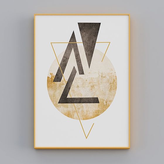 Abstract Geometric Framework 3D model for Creative Projects