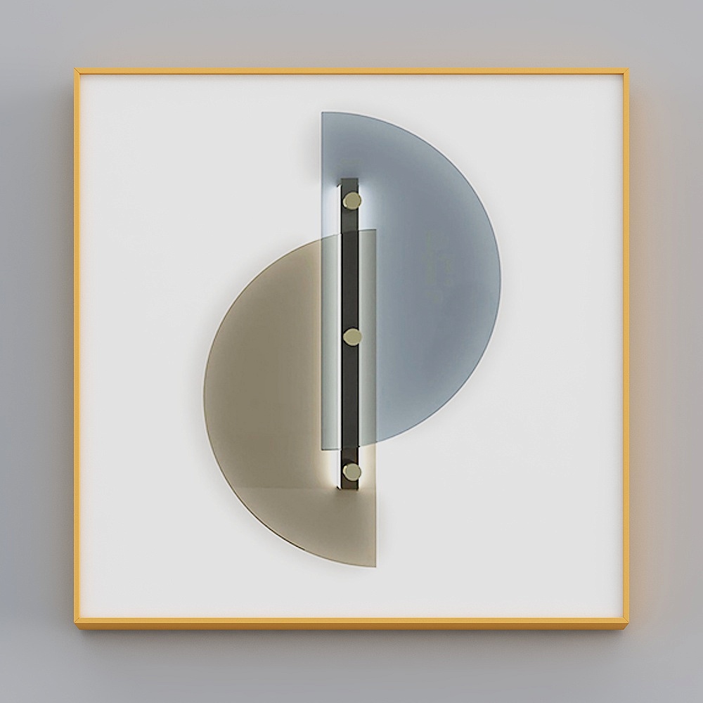 Zhuo Yi - modern minimalist wind - living room decoration painting - plastic k