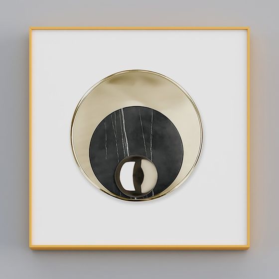 Zhuo Yi - Viento minimalista moderno - Pintura decorativa de la sala de estar - plástico G