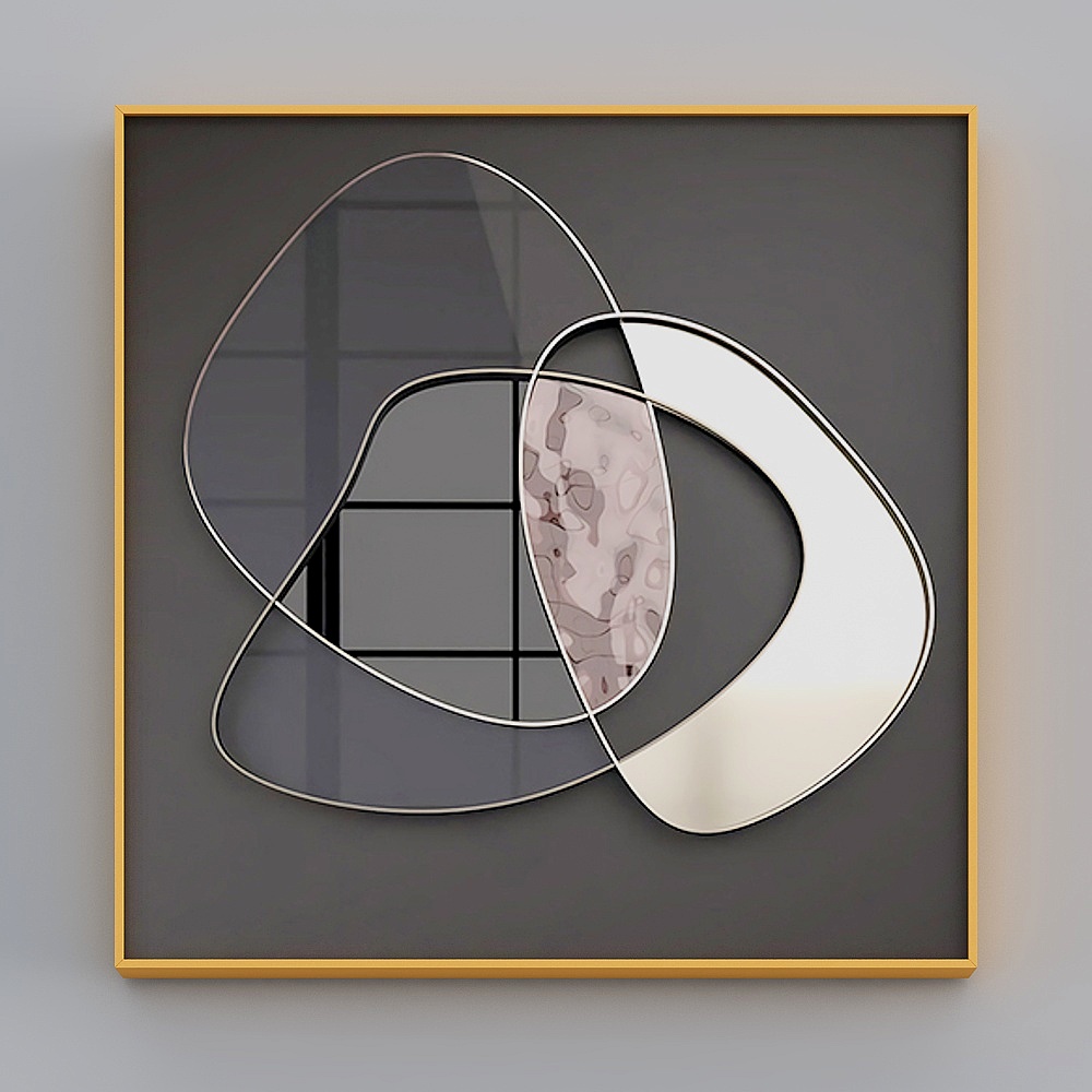 Zhuo Yi - viento minimalista moderno - pintura decorativa de la sala de estar - plástico A