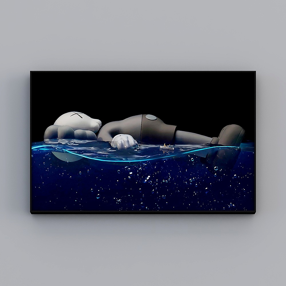 Zoe - Modern Minimalist Wind - KAWS Tide F