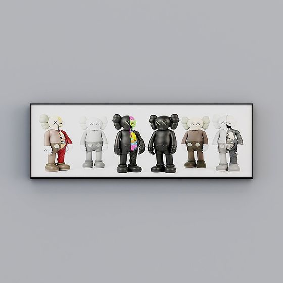 Kaws Companion Collection 3D model