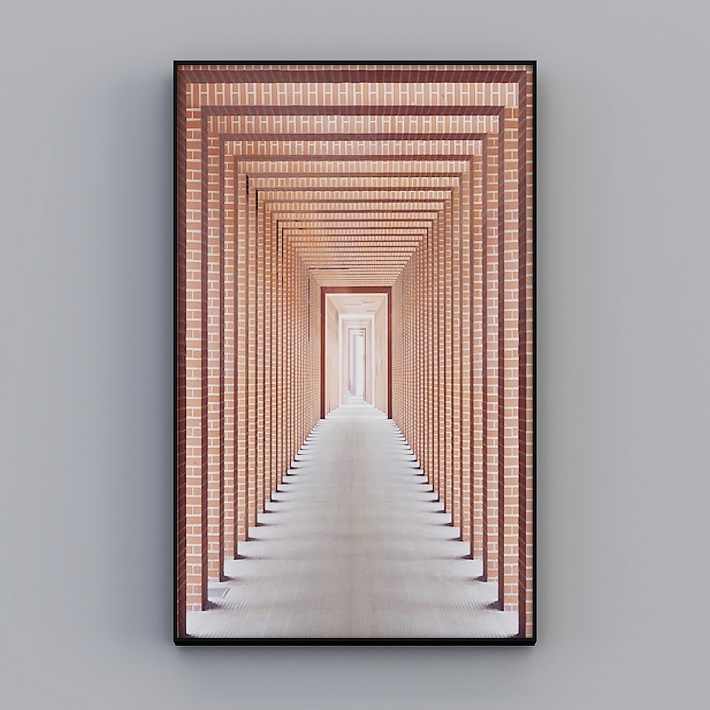 Zhuo Yi - modern minimalist wind - Xuanguan decorative painting - a line of dazzling I