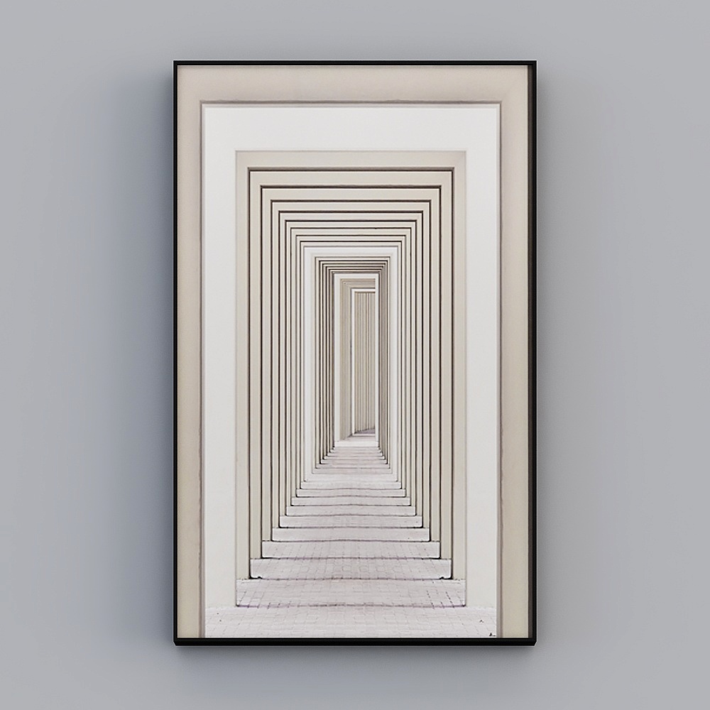 Zhuo Yi - modern minimalist wind - Xuanguan decorative painting - a line of dazzling K