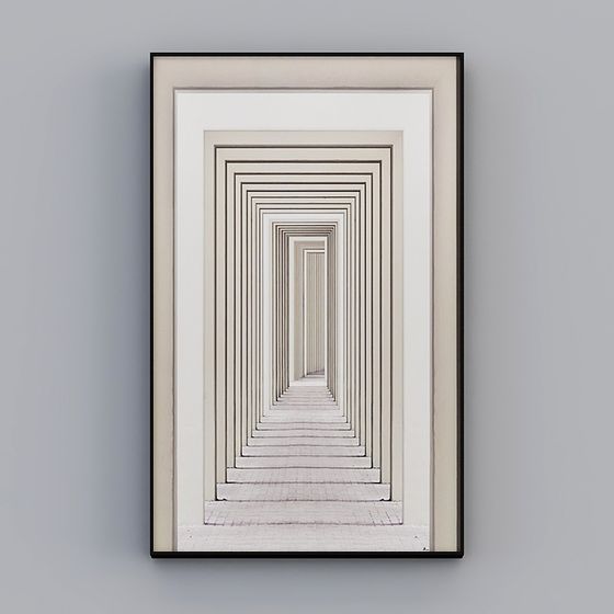 Infinite Corridor 3D model