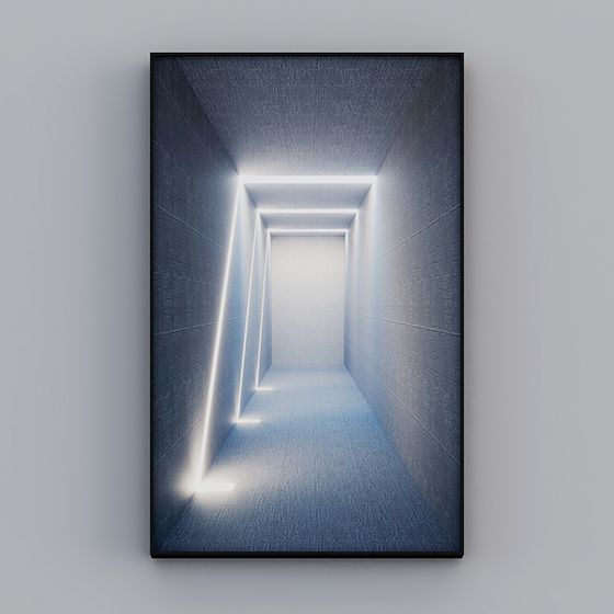 Infinite Corridor 3D model for Creative Projects