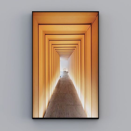 Light Tunnel 3D model - Explore Infinite Possibilities