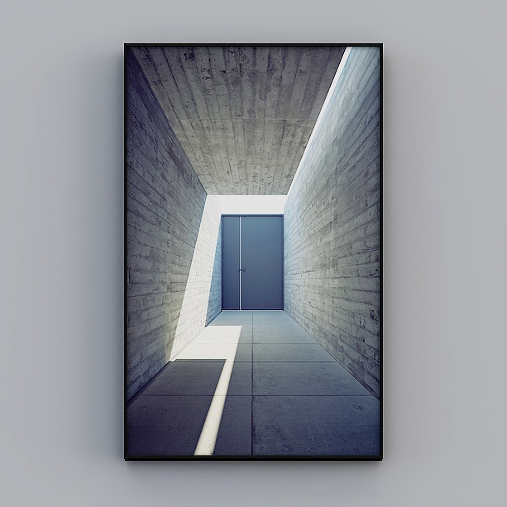 Zhuo Yi - modern minimalist wind - Xuanguan decorative painting - to the future B