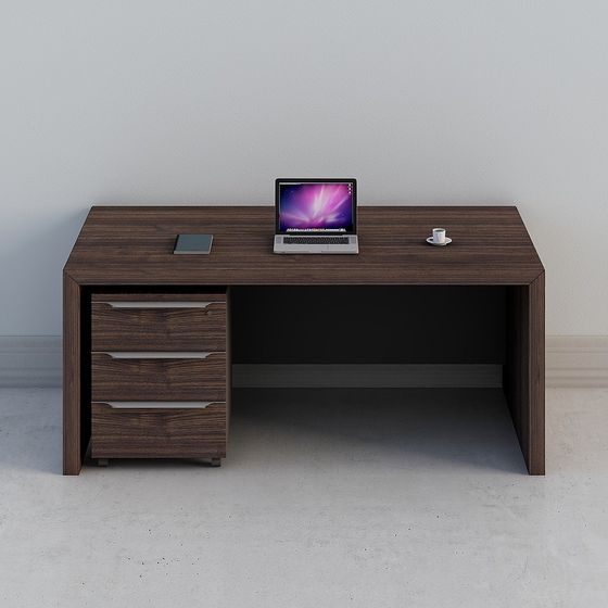 Stylish Office Desk 3D model for Modern Spaces