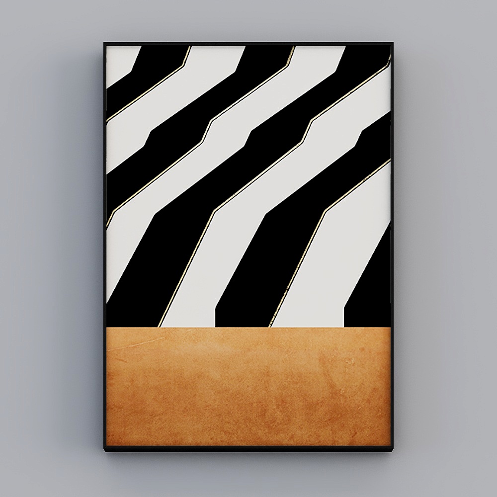 Zoe - Nordic Wind - Restaurant Decoration Painting - Time Node D