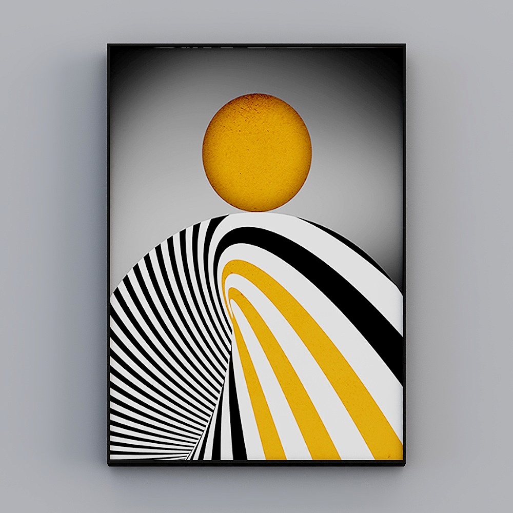 Zoyi - Nordic Wind - Restaurant Decoration Painting - Time Node G