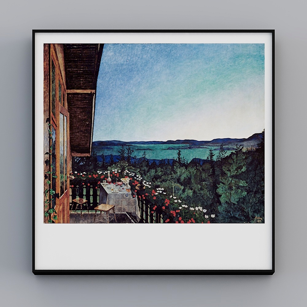 Zoe - Nordic Wind - Living Room Decorative Painting - Ideal World D