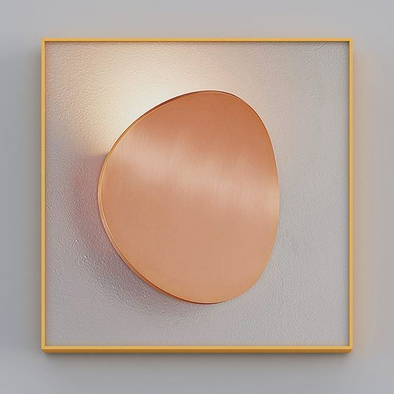Elegant Abstract Mirror Low-Poly 3D Model