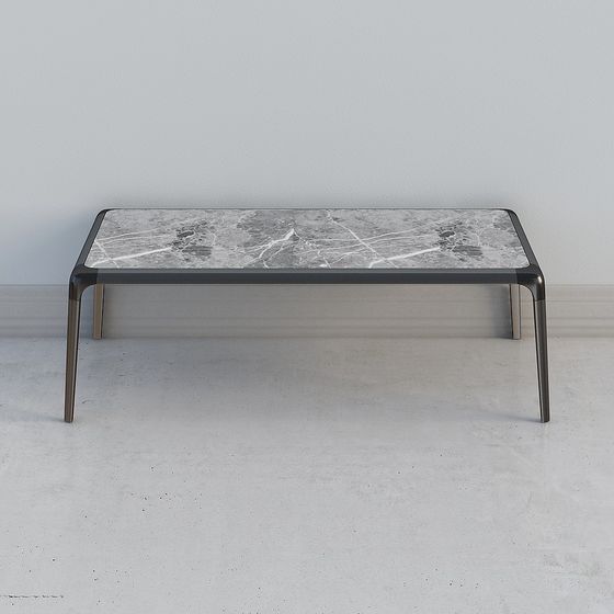 Elegant Marble Coffee Table 3D model