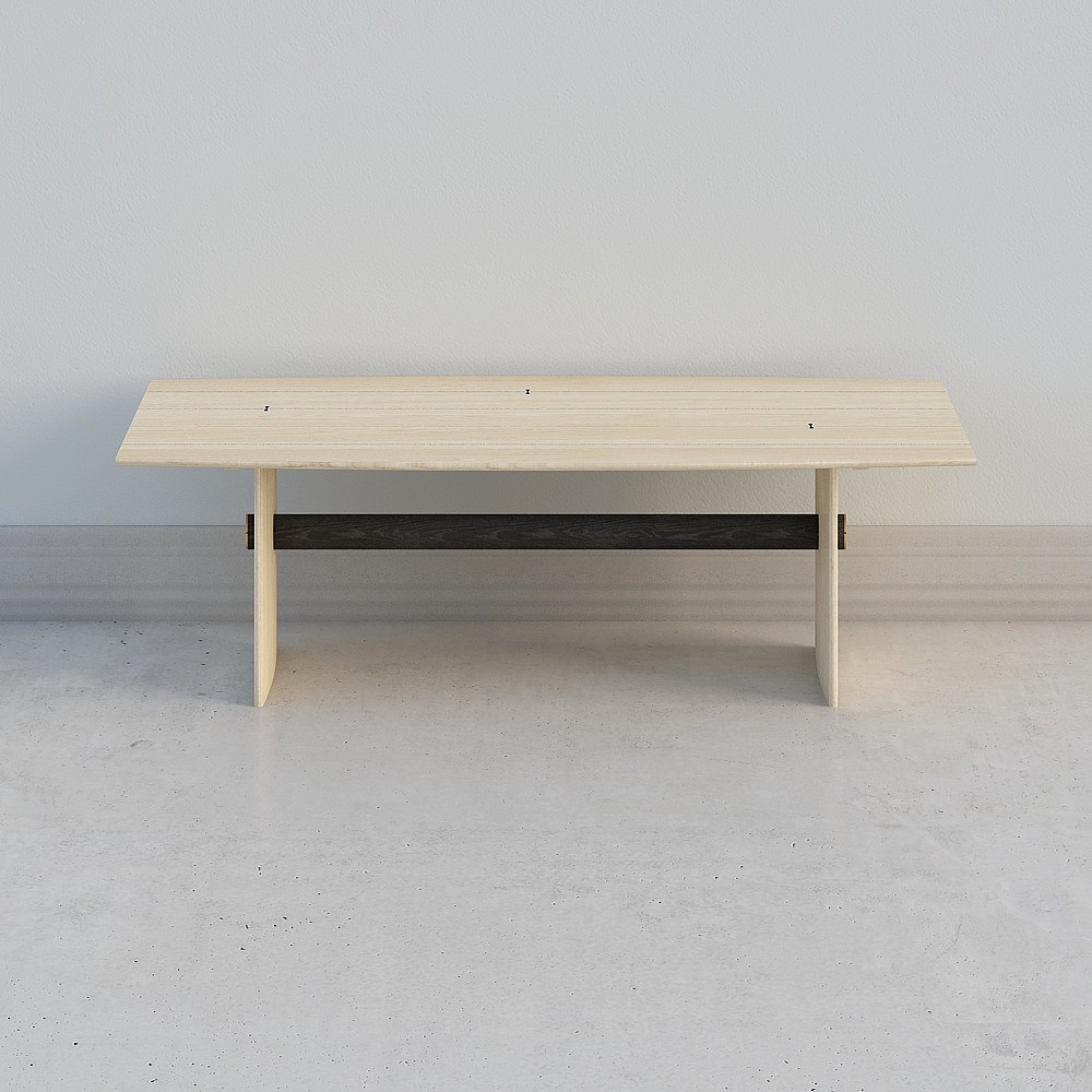 Imported original Root Branch/Nordic Emoji/SHONA Oak Dining Table 3 large-size native K-2.4m models