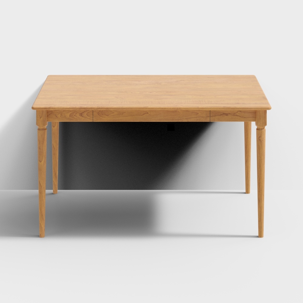 Van House Furniture - Base Table - 1.35M Cherry Wood