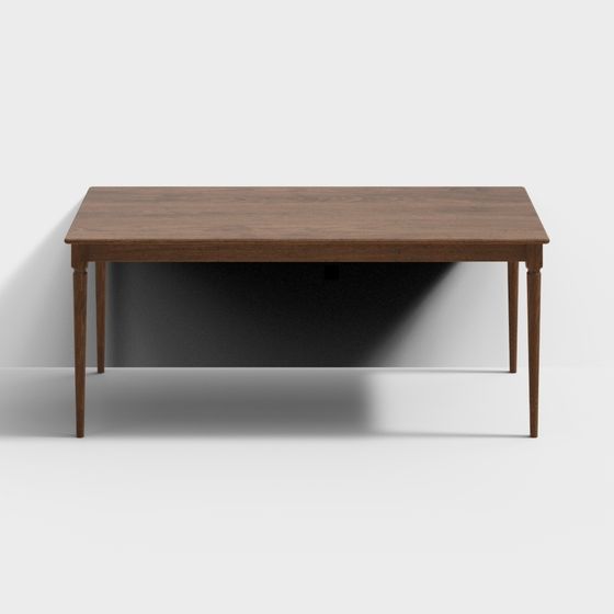 Urban Work Desk 3D model with Low Poly Design