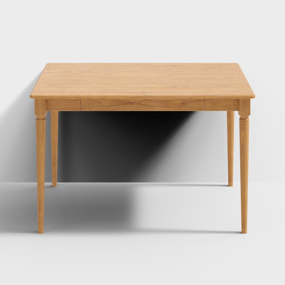 Van House Furniture - Base Table - 1.2M Cherry Wood