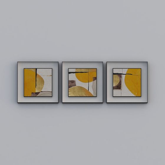 Abstract Art Series 3D Models – Low-Poly Vibrant Collection