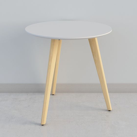 Scandinavian Round Table 3D model