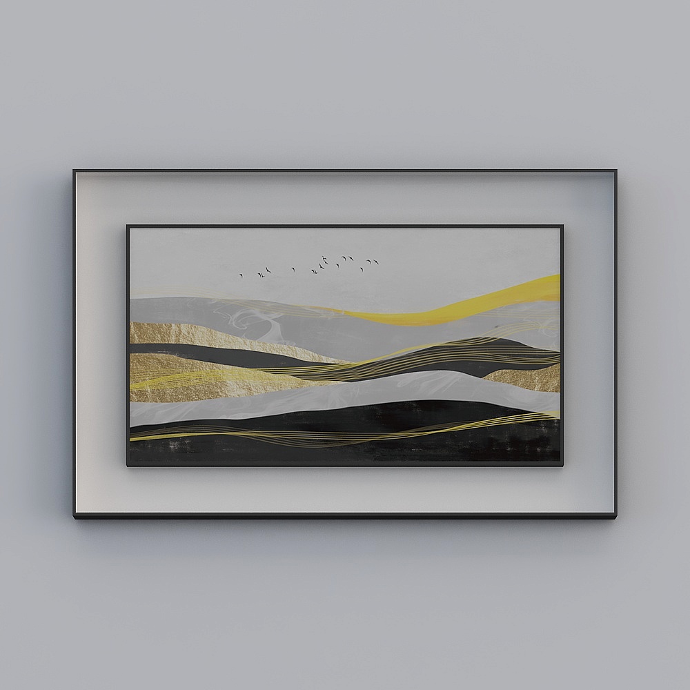 Jane -Light Luxury Wind - Restaurant Decoration Painting - SK-025-70x110