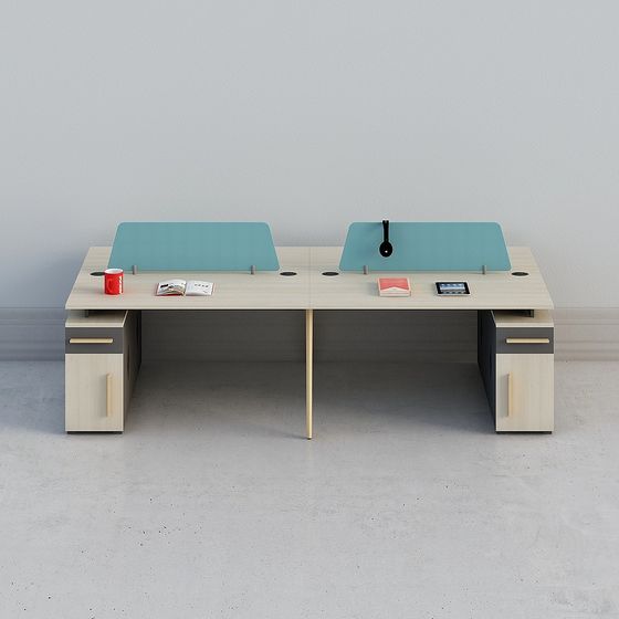 Modern Collaborative Workstation 3D model