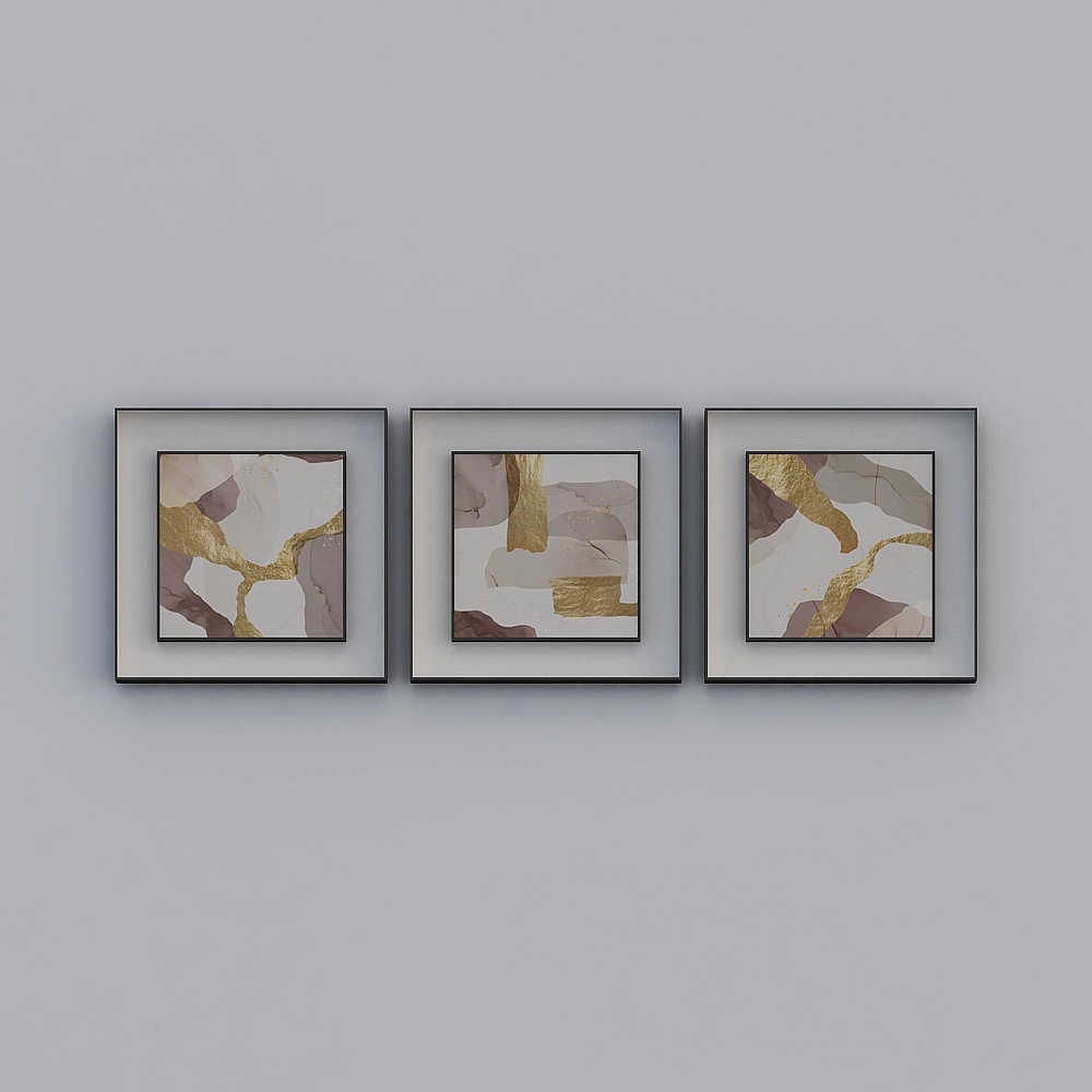 Jane on - light luxury wind - living room decoration painting - SK-008 - years flow