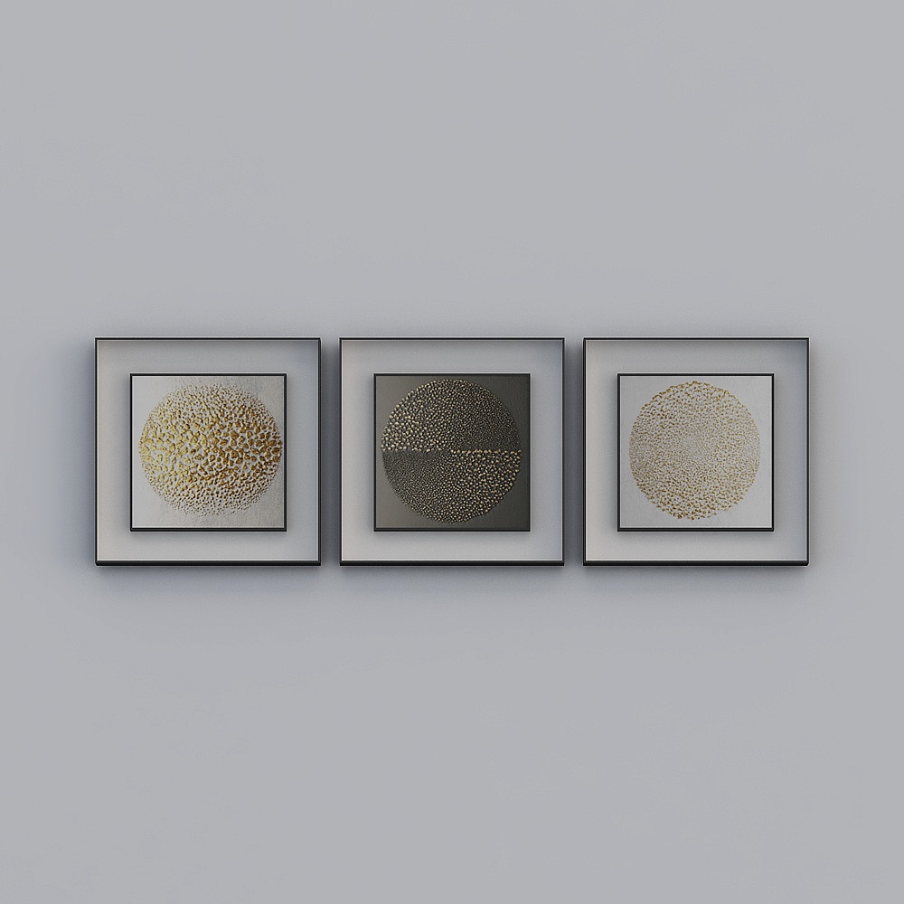 Jane -Light Luxury Wind - Living Room Decorative Painting - SK-017 - Star