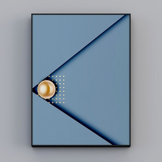 Abstract Frame 3D model for Designers and Developers