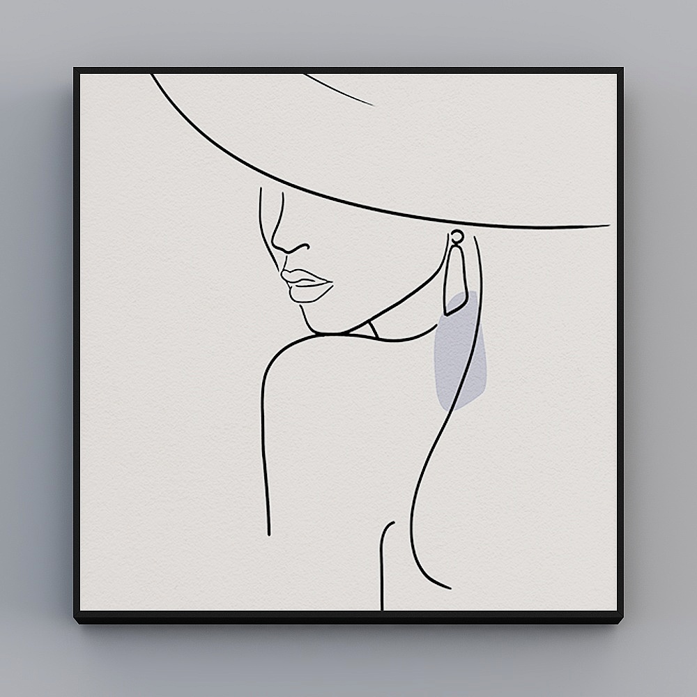 나상-모던 심플 스타일-거실 장식 그림-조용한 시간 L