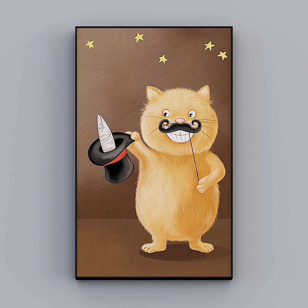 Roshan - Modern minimalist wind - Xuanguan decorative painting - cute C