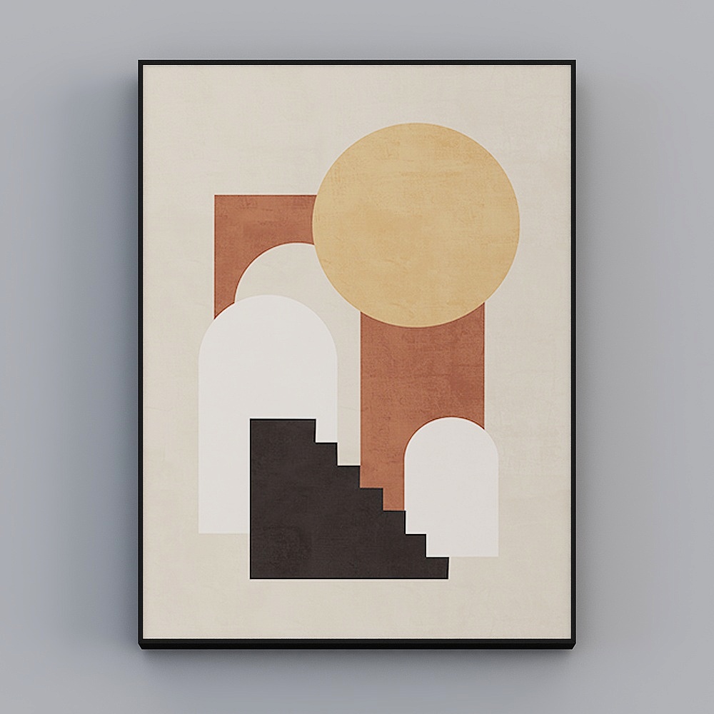 Roshan - Modern Minimalist Style - Living Room Decorative Painting - Art Breath K