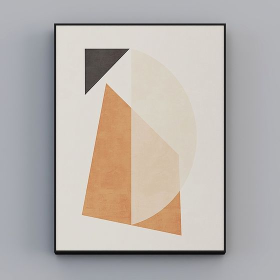 Abstract Geometric 3D model