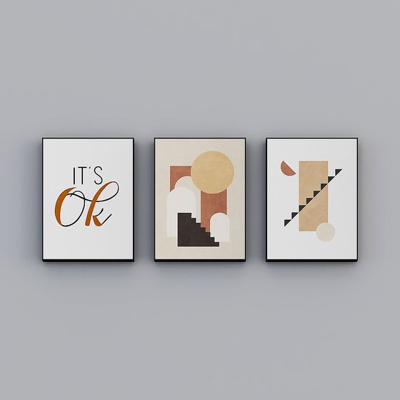 Abstract Picture Frame 3D model